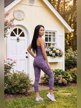 Lululemon lemon 🍋 Purple Heather High-Rise Performance Leggings